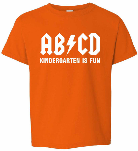 ABCD Kindergarten Is Fun on Kids T-Shirt