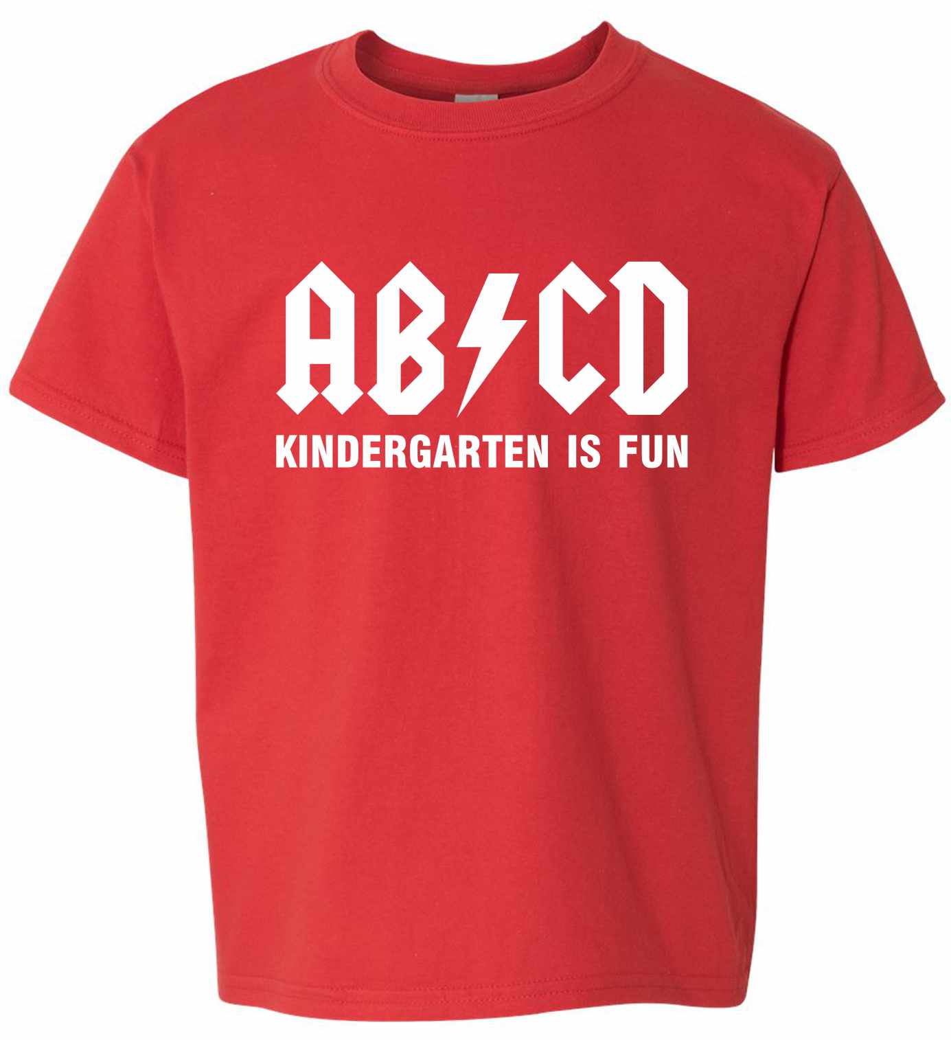 ABCD Kindergarten Is Fun on Kids T-Shirt (#1374-201)