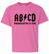ABCD Kindergarten Is Fun on Kids T-Shirt (#1374-201)