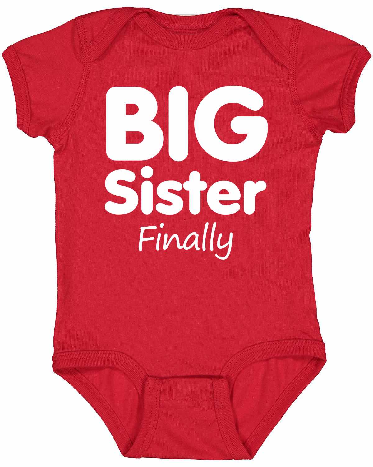 Big Sister Finally on Infant BodySuit (#1376-10)