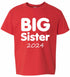 Big Sister 2024 on Kids T-Shirt