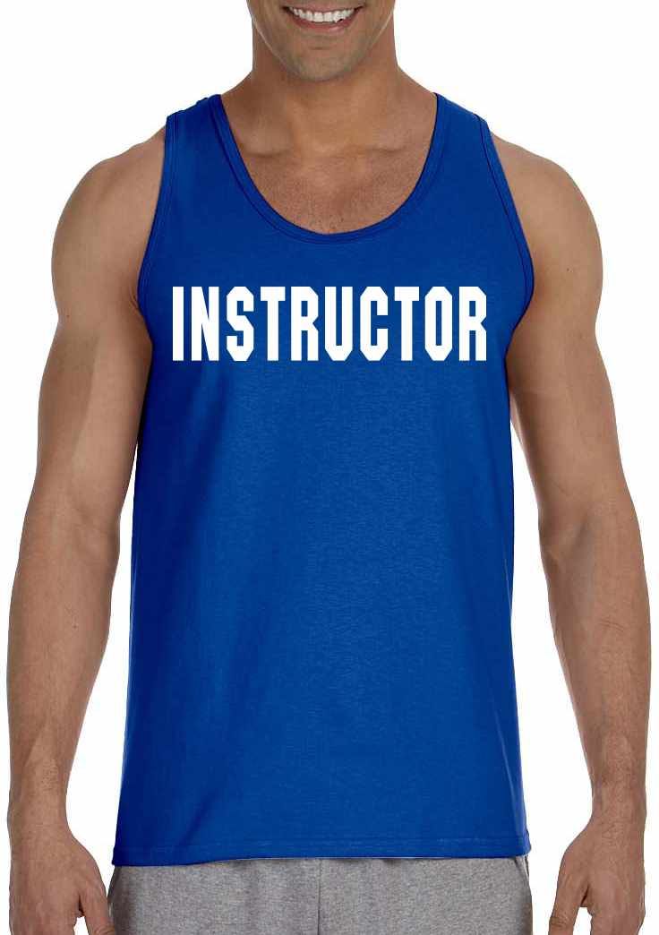 INSTRUCTOR on Mens Tank Top (#242-5)