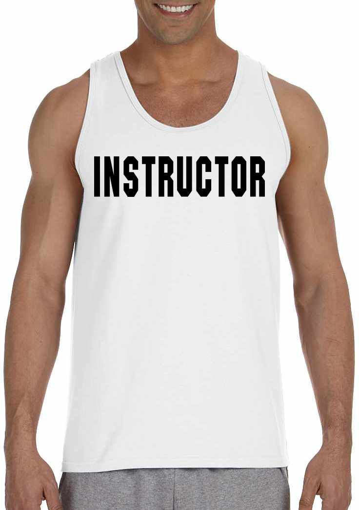 INSTRUCTOR on Mens Tank Top (#242-5)