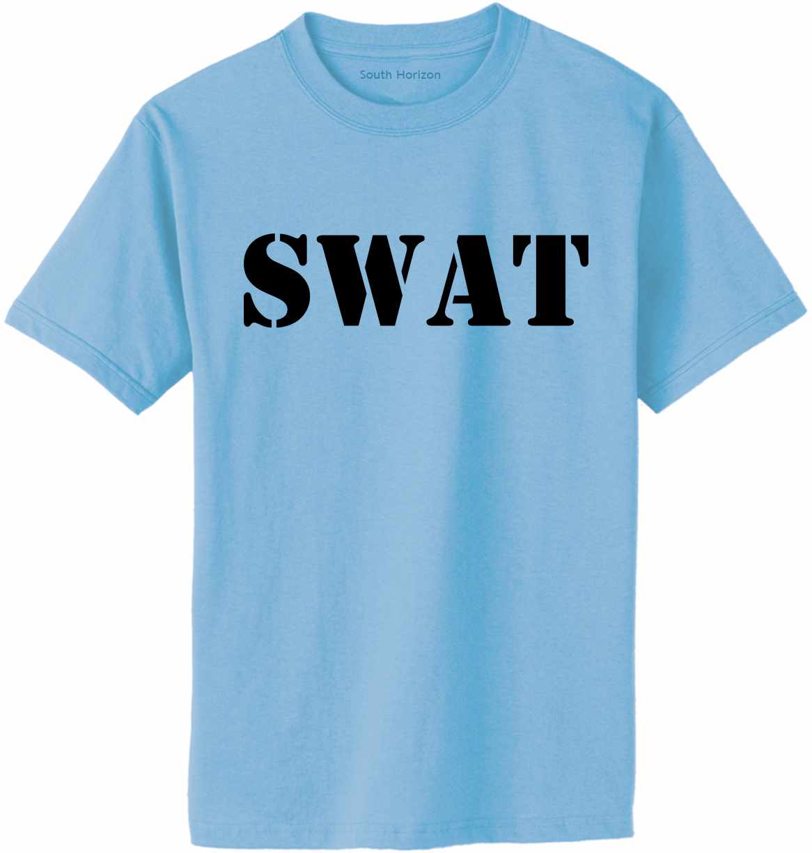SWAT on Adult T-Shirt in 17 colors – South Horizon T-Shirt Company