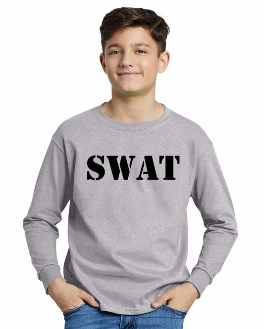 SWAT on Youth Long Sleeve Shirt