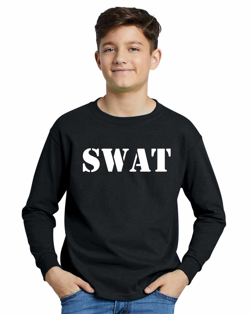 SWAT on Youth Long Sleeve Shirt (#247-203)