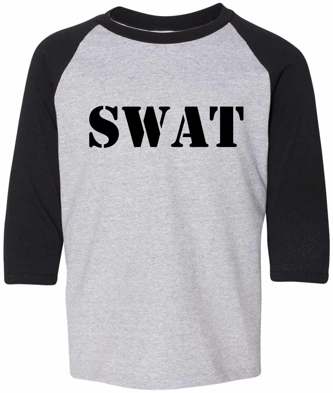 SWAT on Youth Baseball Shirt