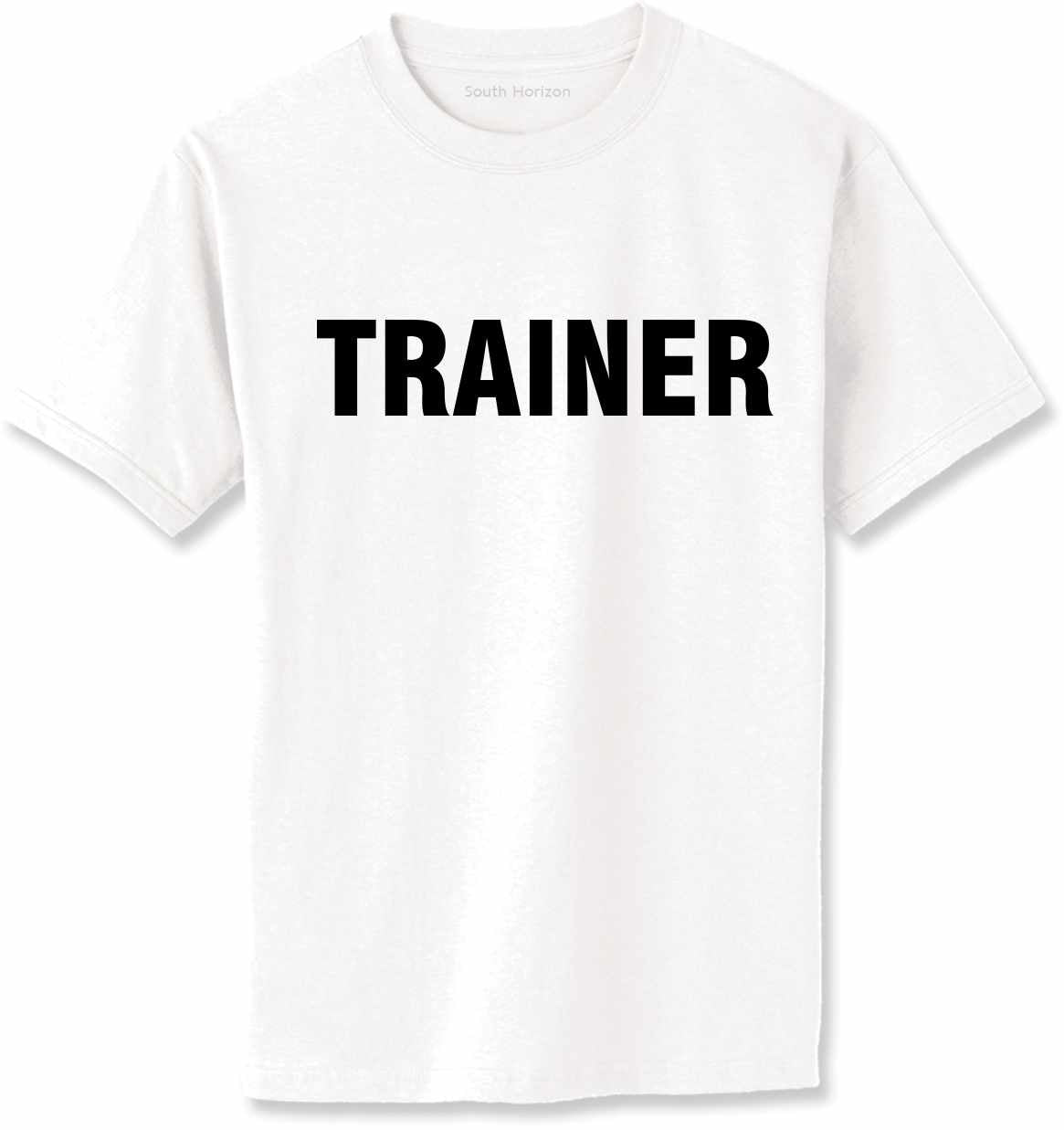 TRAINER Adult T-Shirt (#248-1)