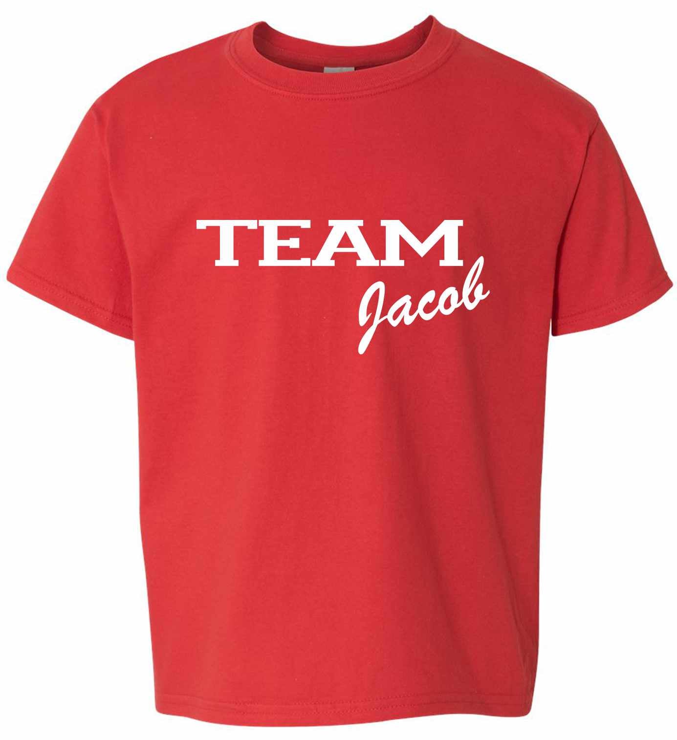 TEAM JACOB on Kids T-Shirt (#257-201)
