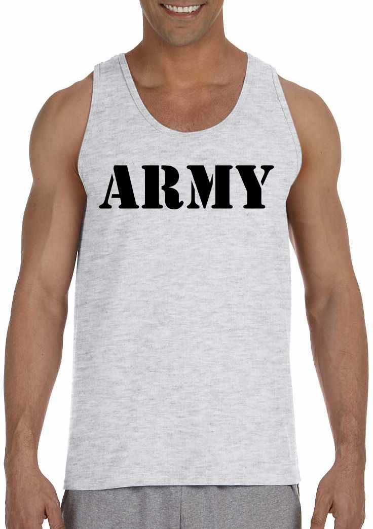 ARMY on Mens Tank Top (#338-5)