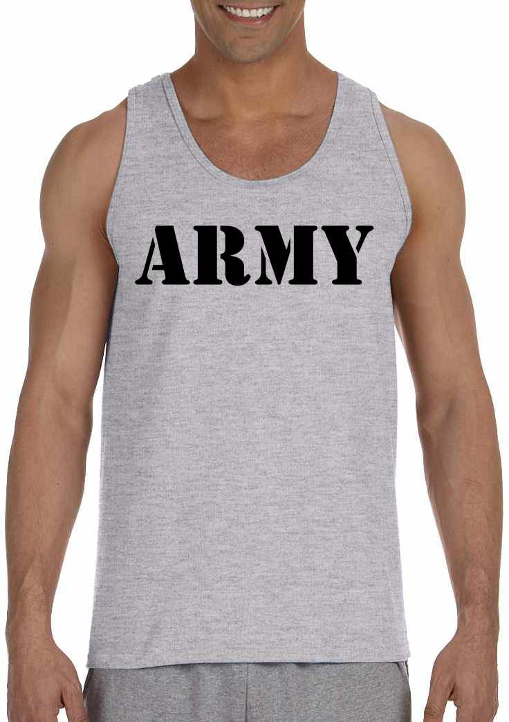 ARMY on Mens Tank Top