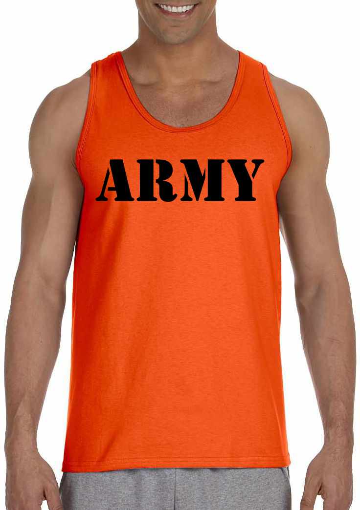 ARMY on Mens Tank Top (#338-5)