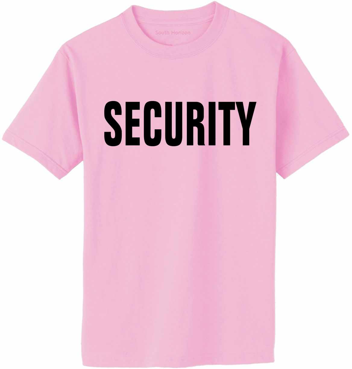 SECURITY (2 sided) Adult T-Shirt (#34-1)