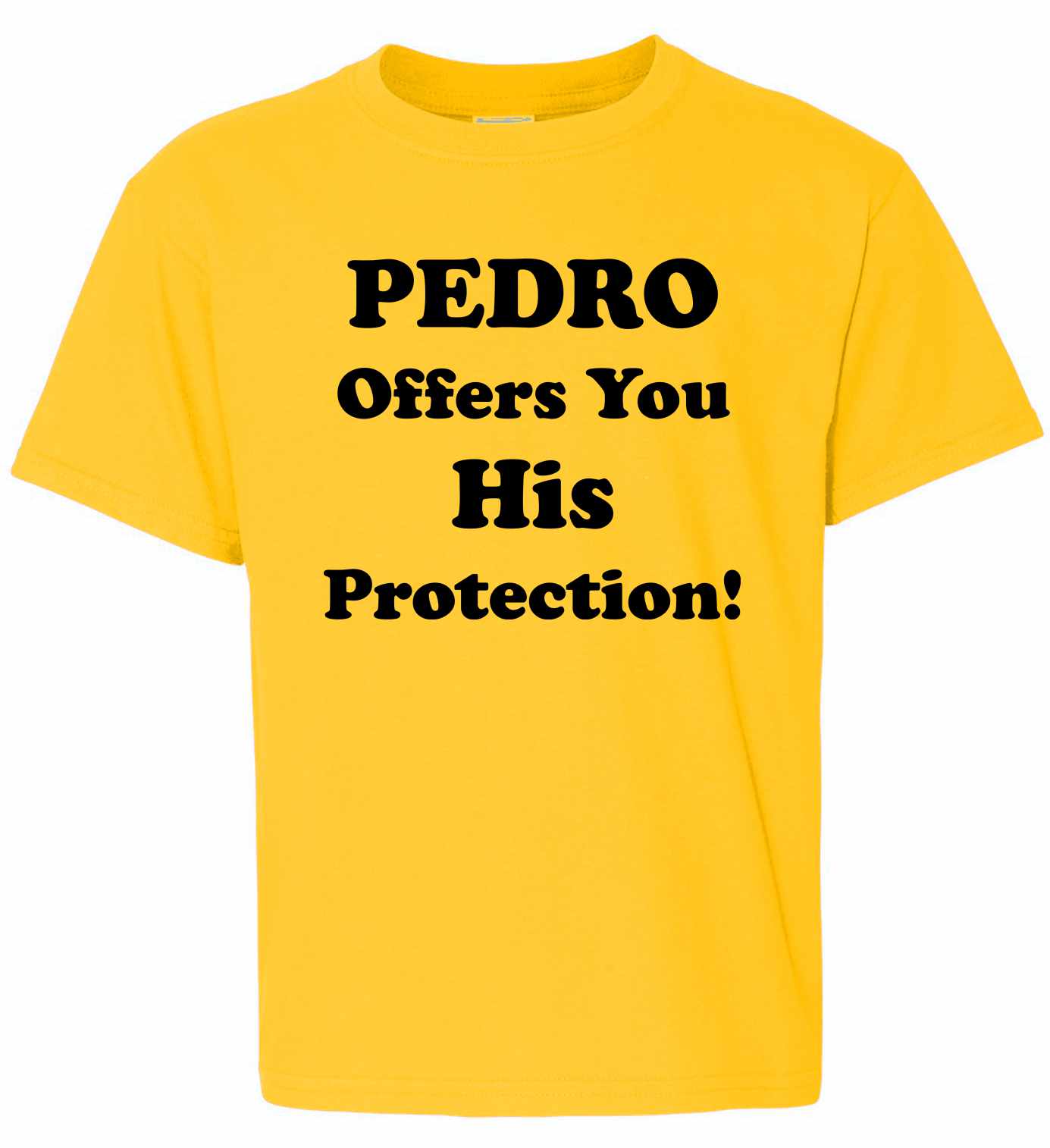PEDRO OFFERS YOU HIS PROTECTION on Kids T-Shirt (#385-201)