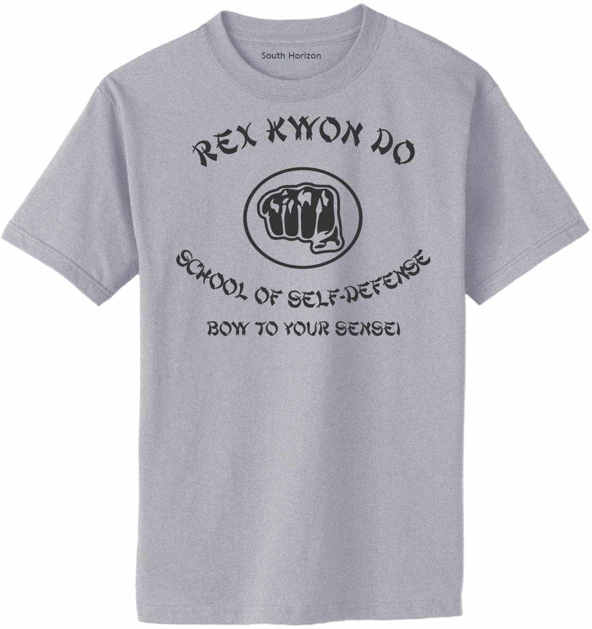 REX KWON DO SCHOOL OF SELF DEFENSE Adult T-Shirt (#386-1)