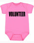 VOLUNTEER  on Infant BodySuit (#39-10)