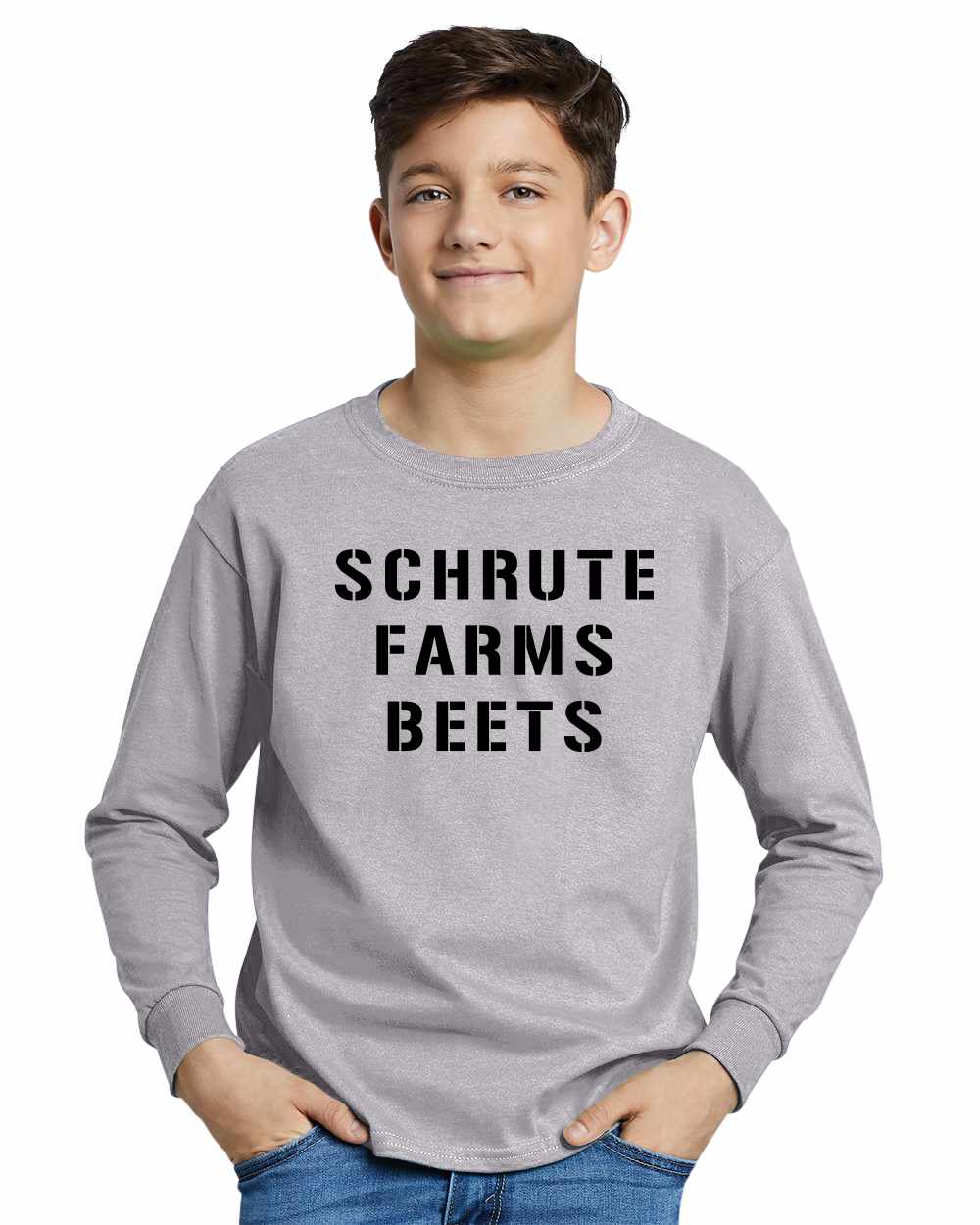 SCHRUTE FARMS BEETS on Youth Long Sleeve Shirt (#396-203)