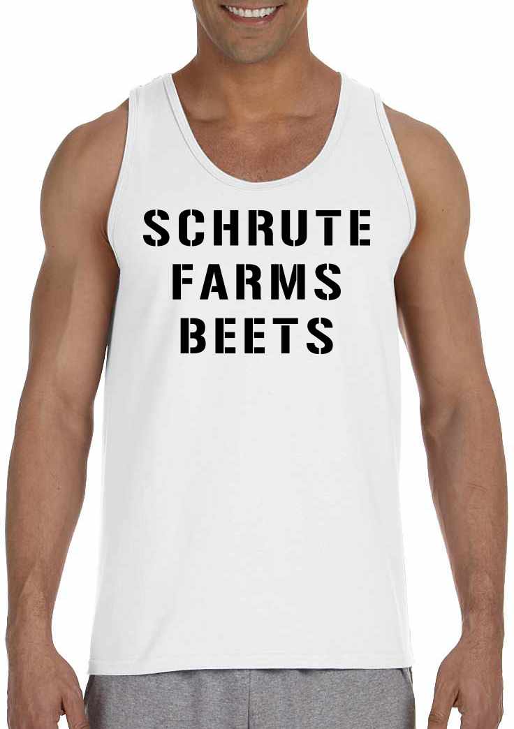 SCHRUTE FARMS BEETS on Mens Tank Top (#396-5)