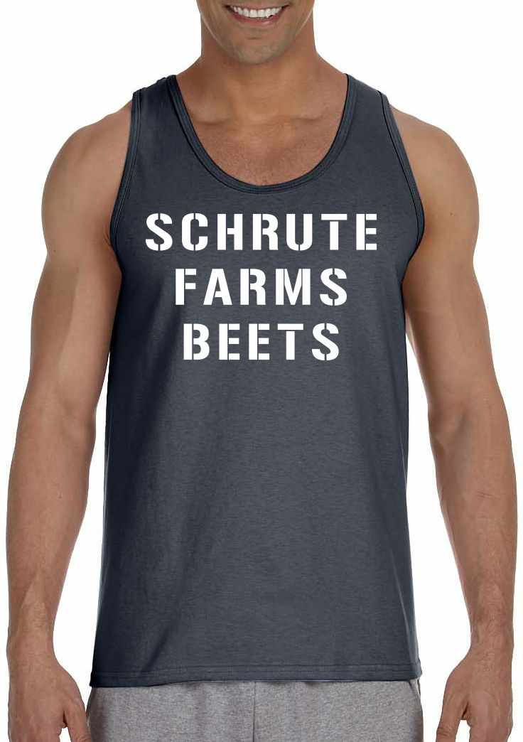 SCHRUTE FARMS BEETS on Mens Tank Top (#396-5)
