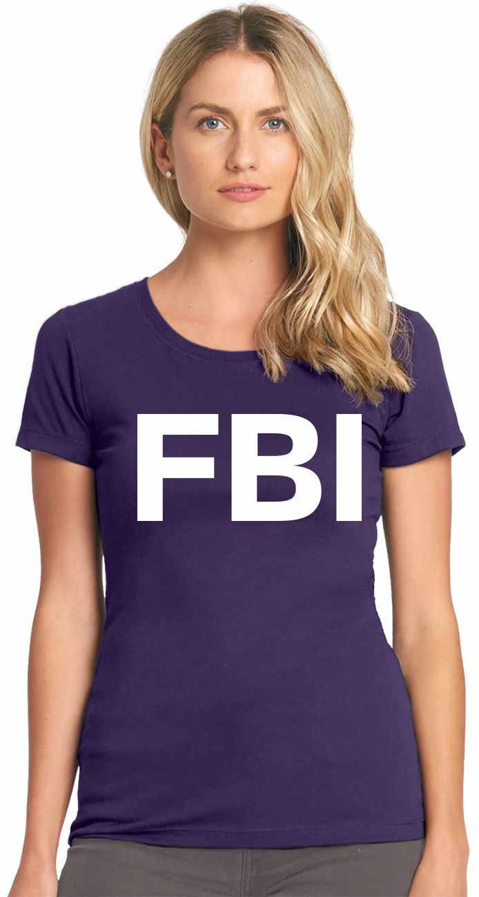 FBI on Womens T-Shirt (#402-2)