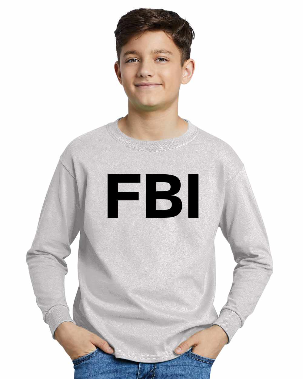 FBI on Youth Long Sleeve Shirt (#402-203)