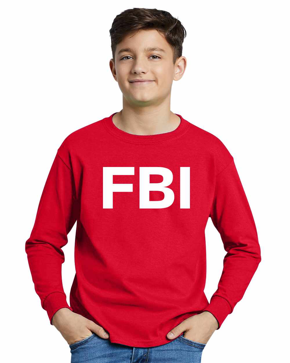 FBI on Youth Long Sleeve Shirt