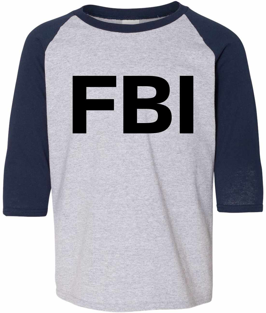 FBI on Youth Baseball Shirt (#402-212)