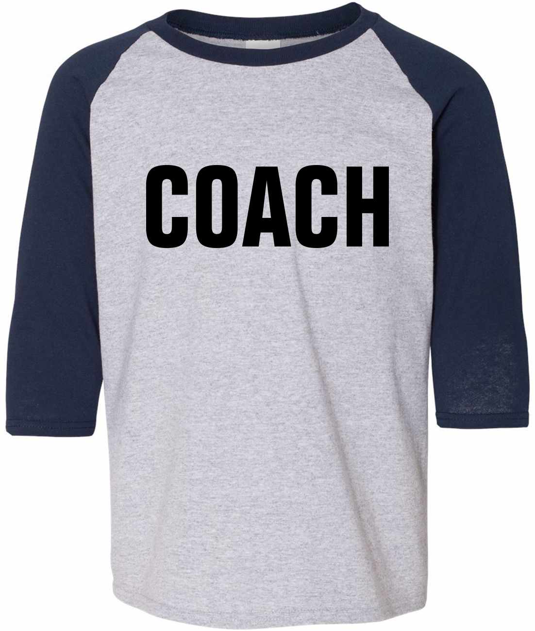 COACH on Youth Baseball Shirt (#406-212)