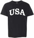 U S A on Kids T-Shirt (#439-201)