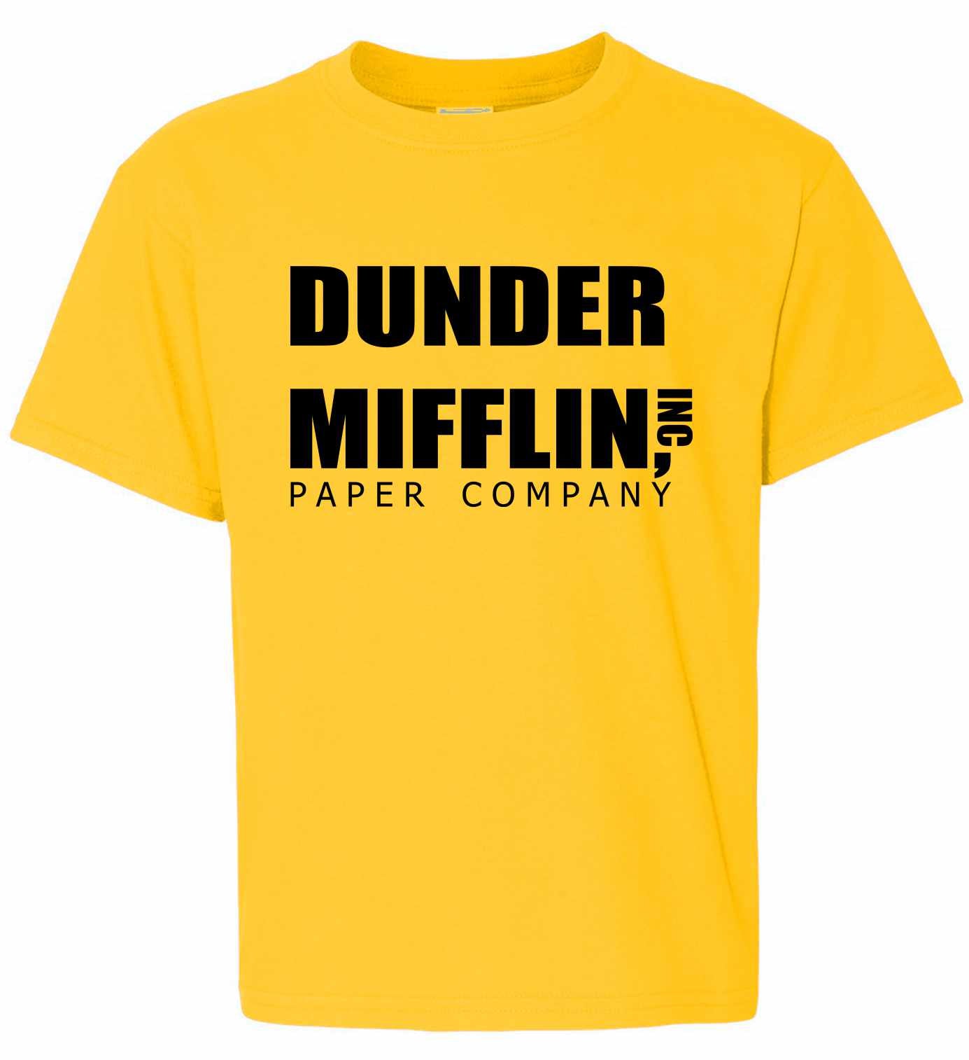 DUNDER MIFFLIN PAPER COMPANY on Kids T-Shirt (#469-201)