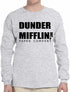 DUNDER MIFFLIN PAPER COMPANY on Long Sleeve Shirt (#469-3)