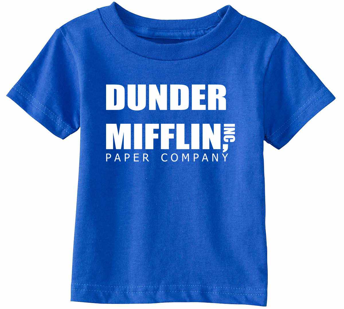 Dunder Mifflin Paper Company on Infant-Toddler T-Shirt in 13 colors – South  Horizon T-Shirt Company