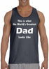 This is what the World's Greatest Dad Looks Like on Mens Tank Top