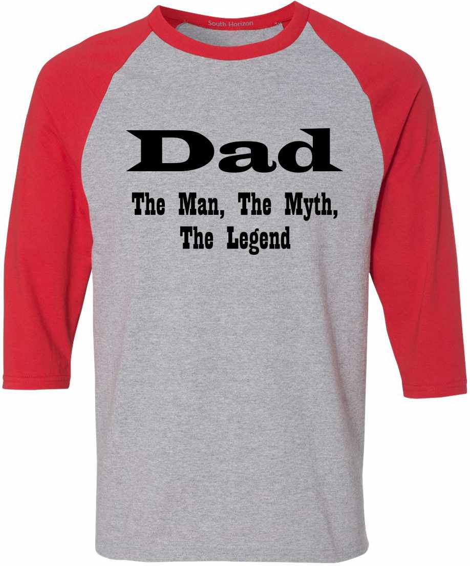 DAD, The Man, The Myth, The Legend Adult Baseball  (#492-12)