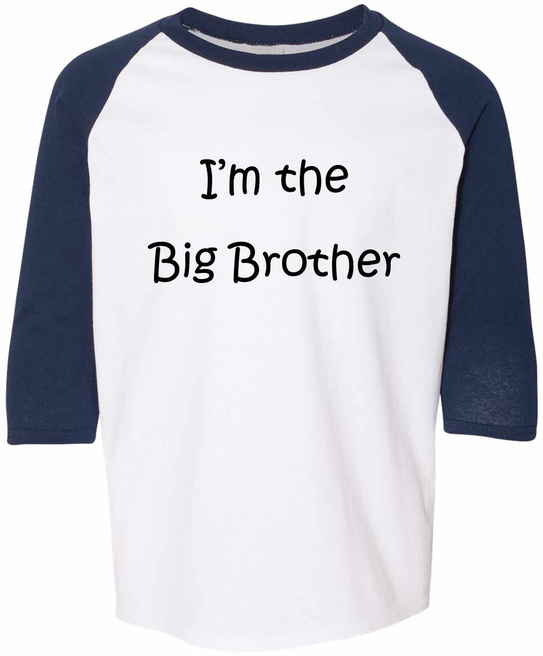 I'M THE BIG BROTHER on Youth Baseball Shirt (#519-212)