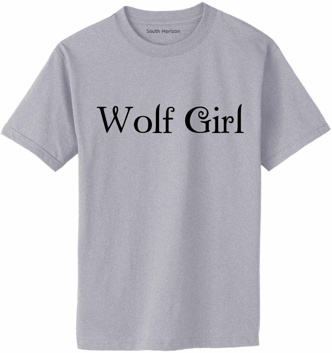 Wolf Girl Adult T-Shirt (#526-1)