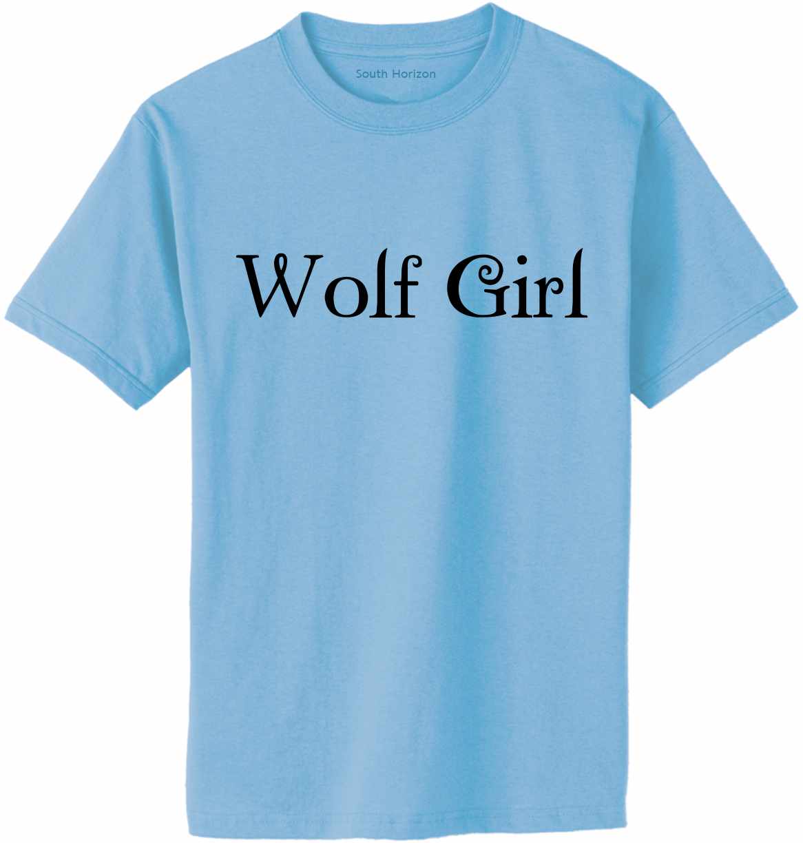 Wolf Girl Adult T-Shirt (#526-1)