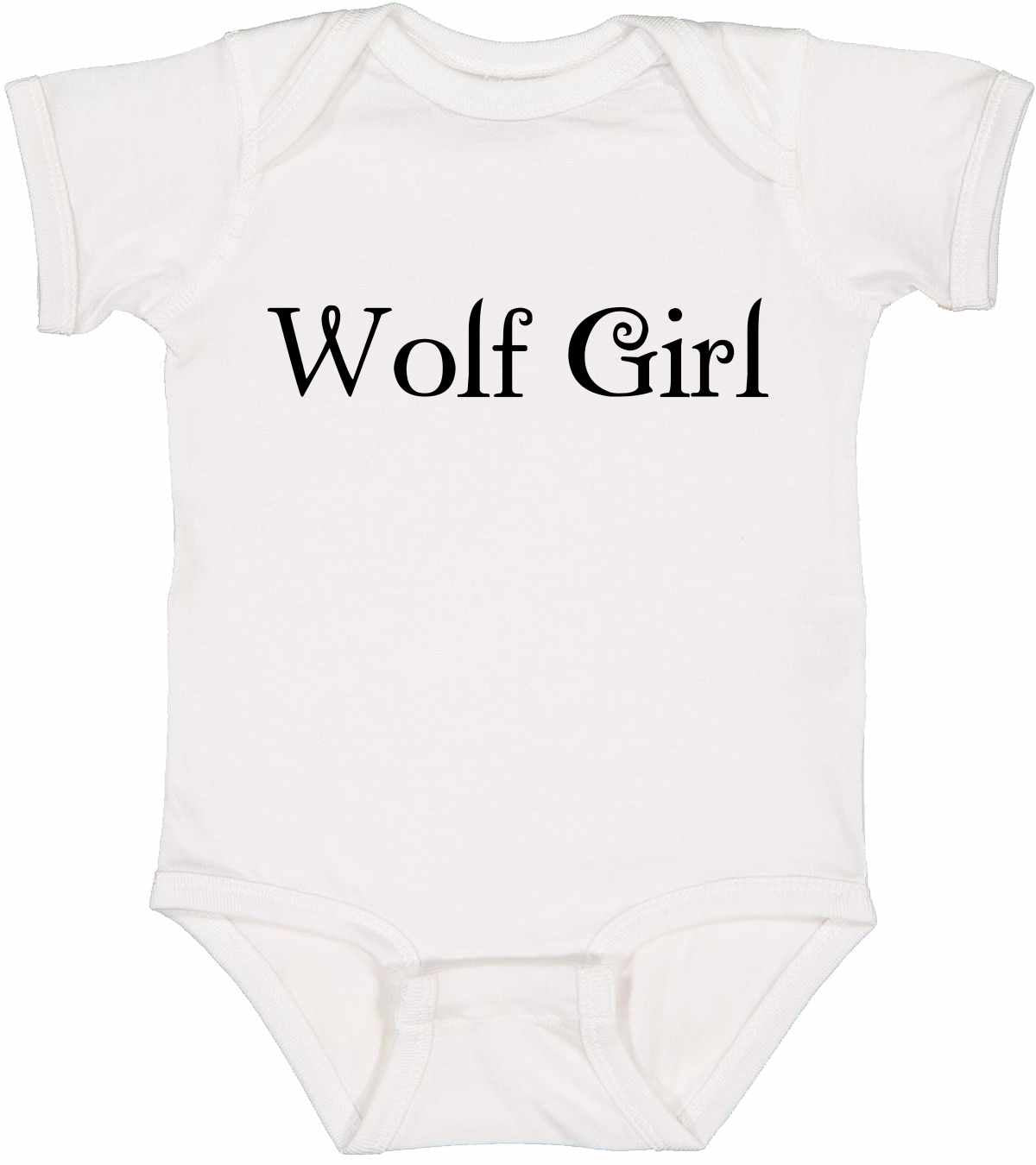 Wolf Girl on Infant BodySuit (#526-10)