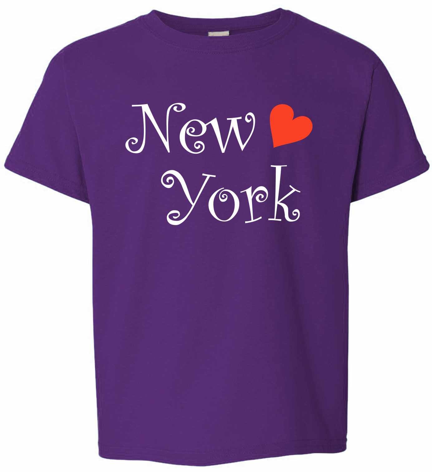 New York on Kids T-Shirt
