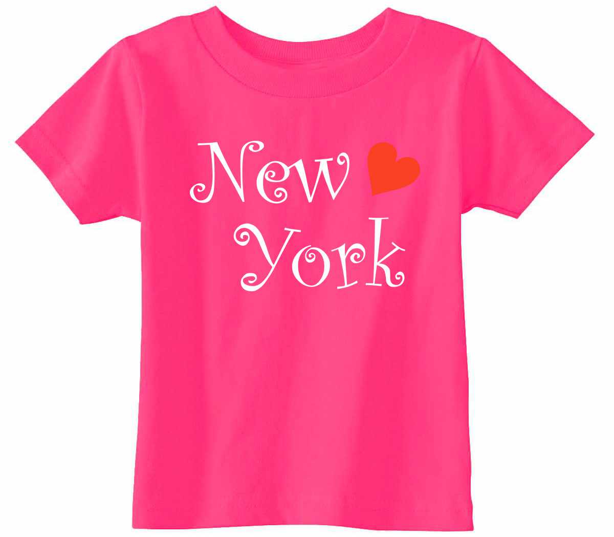 New York on Infant-Toddler T-Shirt (#557-7)