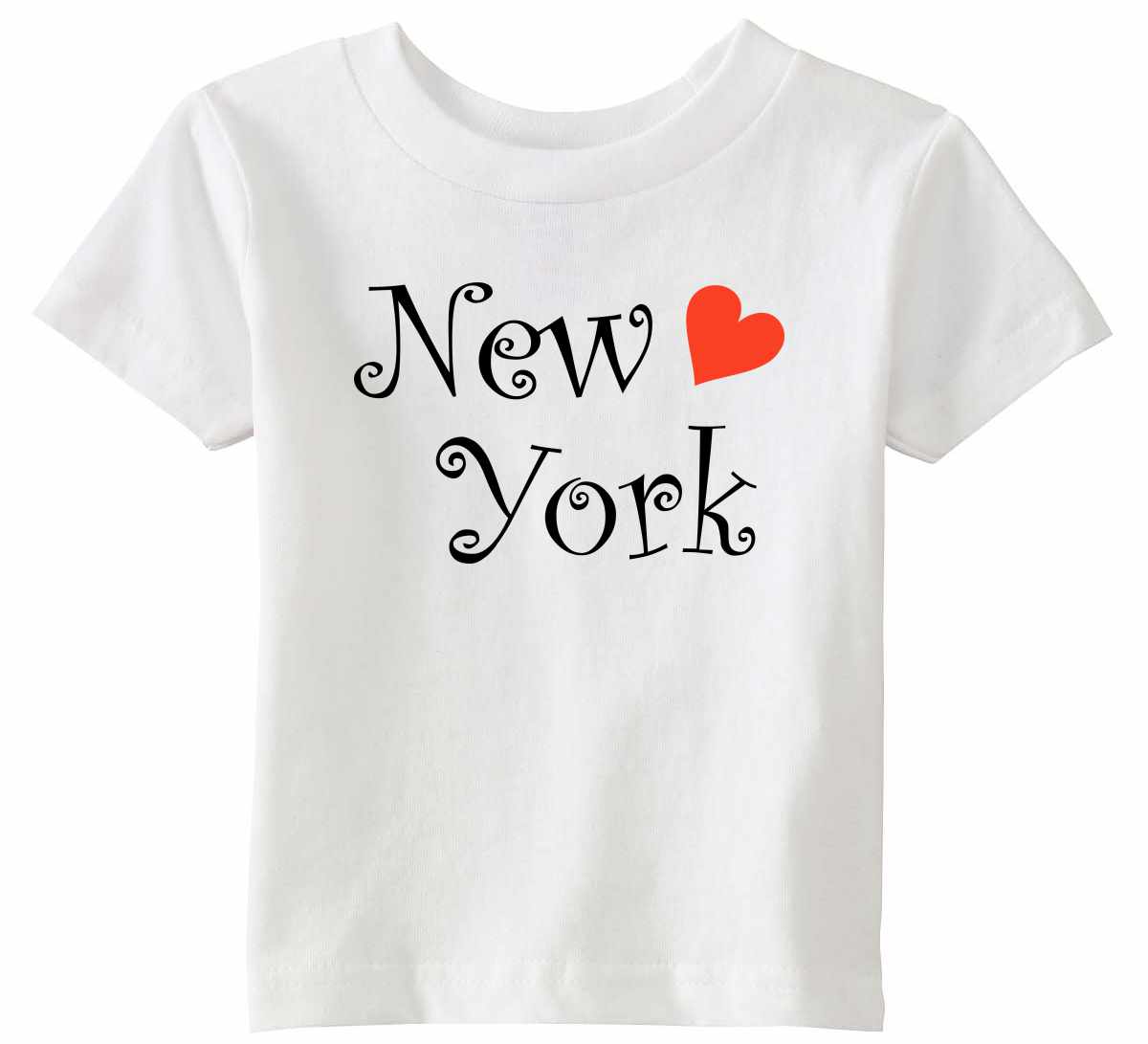 New York on Infant-Toddler T-Shirt (#557-7)