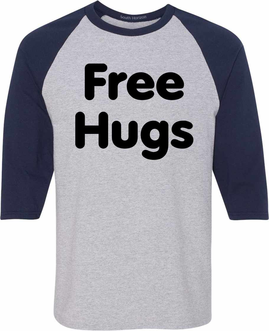 FREE HUGS Adult Baseball  (#572-12)