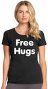 FREE HUGS Womens T-Shirt (#572-2)
