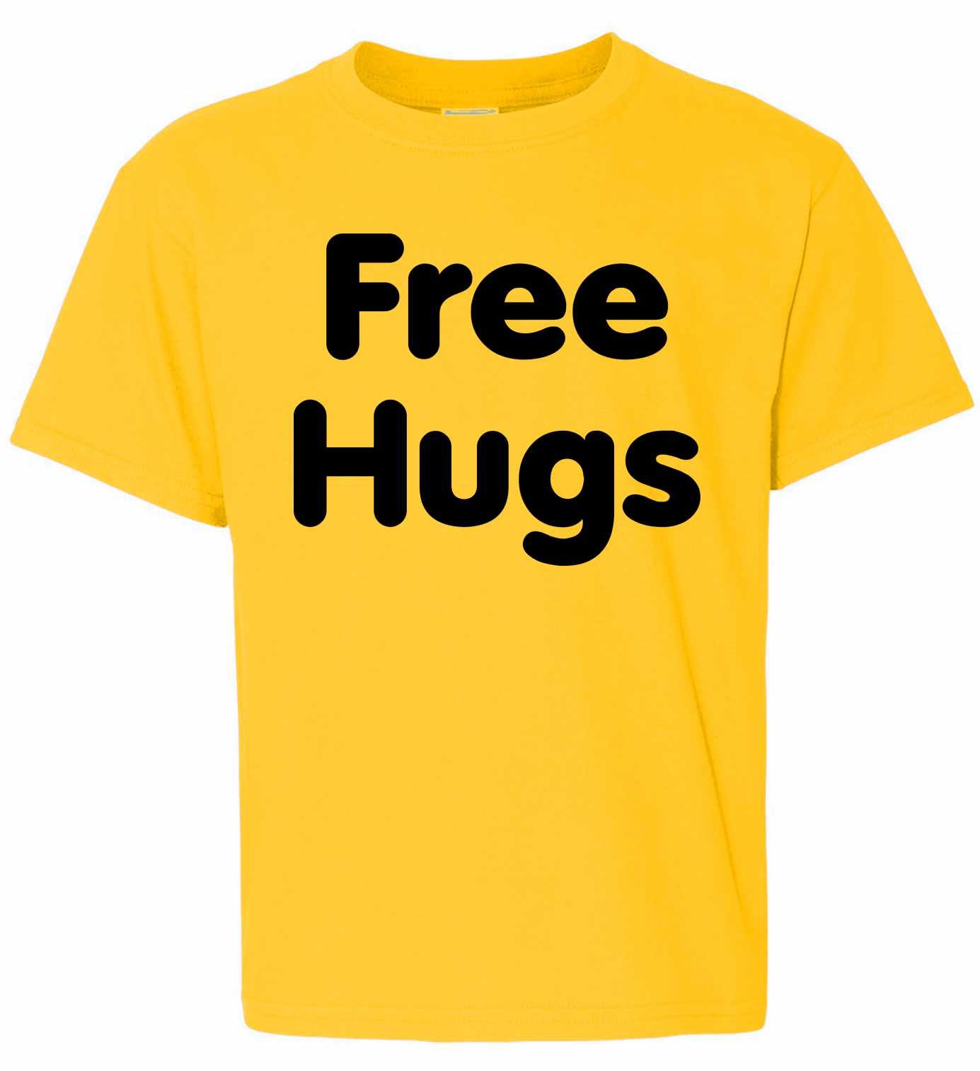 FREE HUGS on Kids T-Shirt