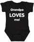 Grandpa Loves Me on Infant BodySuit