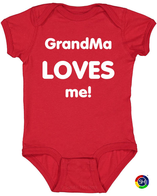 Grandma Loves Me on Infant BodySuit