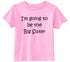 I'M GOING TO BE THE BIG SISTER on Infant-Toddler T-Shirt (#578-7)