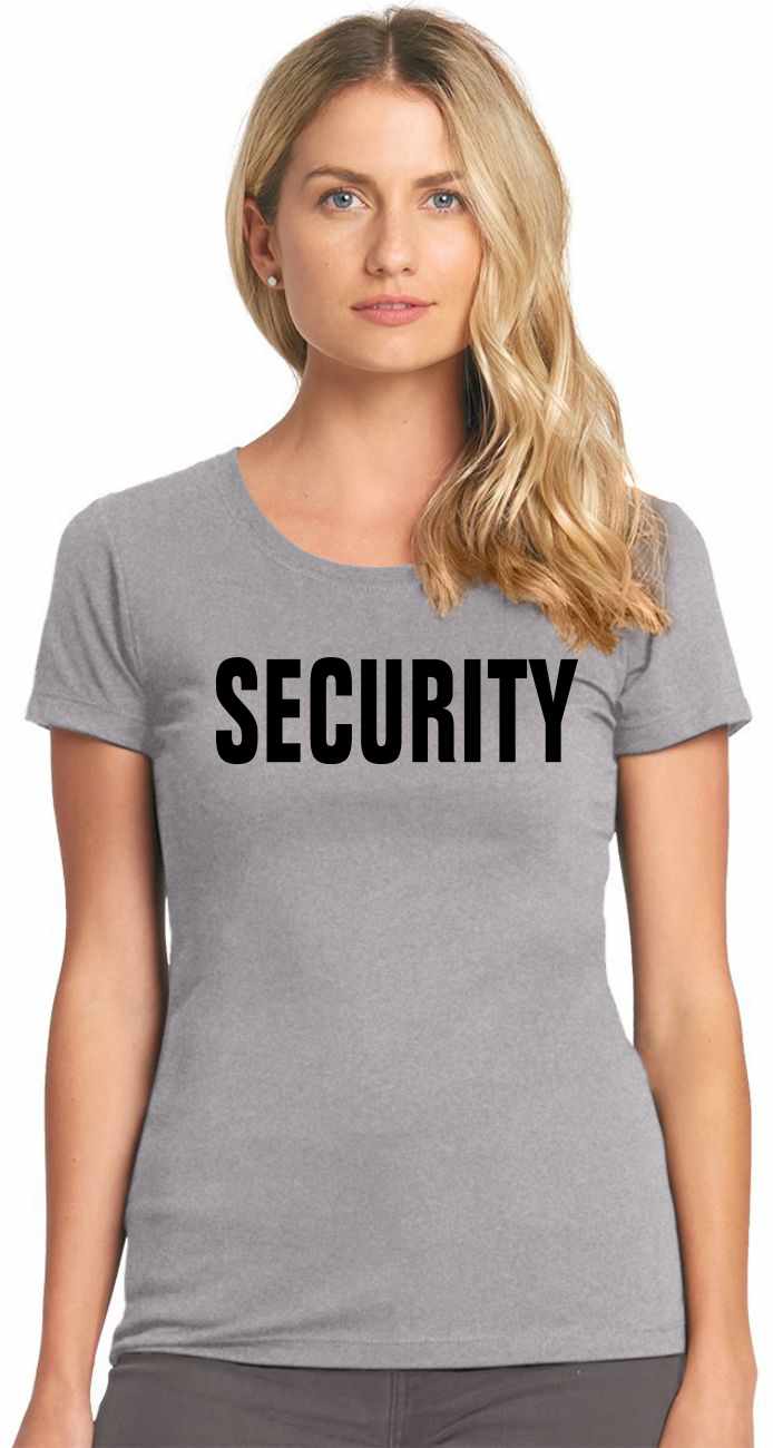 SECURITY on Womens T-Shirt