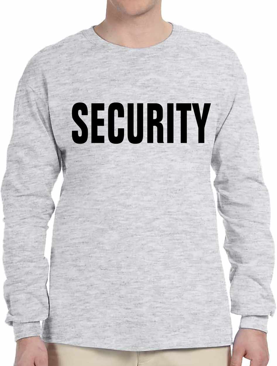 SECURITY on Long Sleeve Shirt (#58-3)