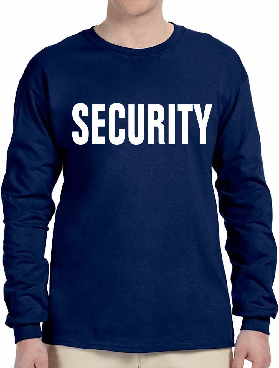 SECURITY on Long Sleeve Shirt (#58-3)